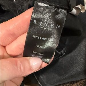 Risen Women's Black Ankle Jeans